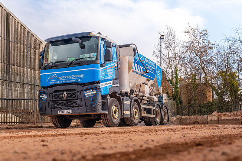 Rock Solid Concrete project - concrete delivery